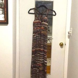 Multi colored maxi dress-